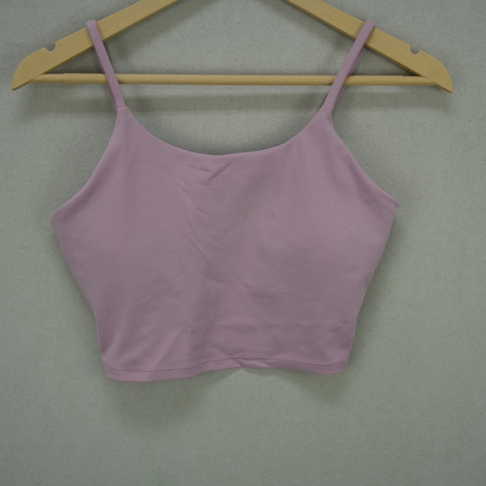 Pink athletic bra top